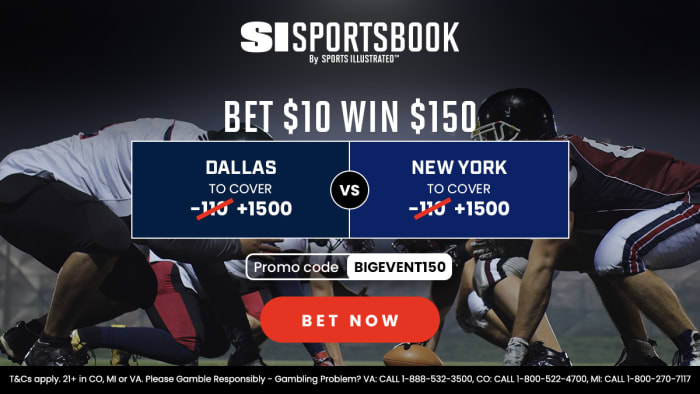 Bet $10, Win $150 on SI Sportsbook for Monday Night Football